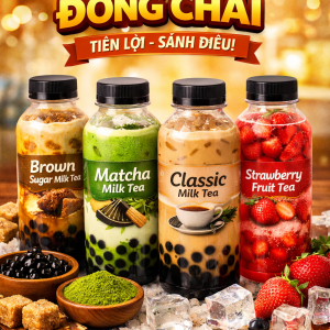 Trà sữa loại đóng chai cơ bản