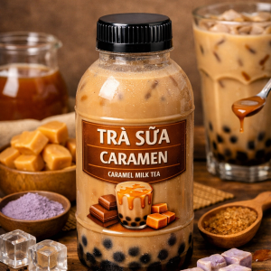 Trà sữa caramen đóng chai
