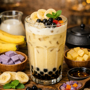 Trà sữa chuối