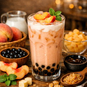 Trà sữa đào
