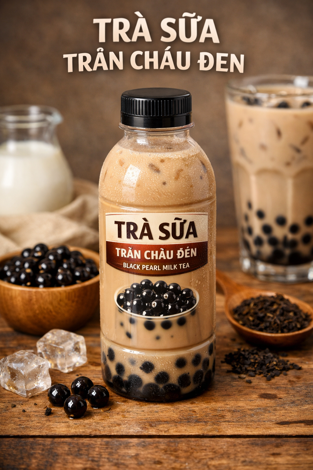 Trà sữa đóng chai trân trâu đen