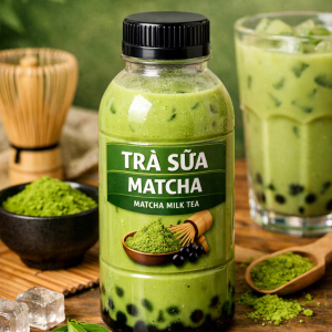 Trà sữa matcha đóng chai