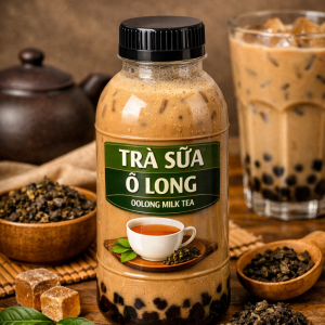 Trà sữa ô long đóng chai