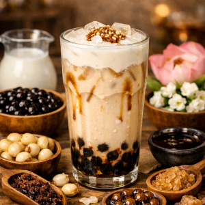 Trà sữa trân châu đường nâu