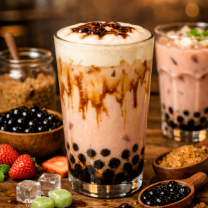 Trà sữa trân châu đường đen